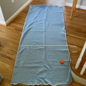 Organic Wool Twin Blanket Gorgeous Blue